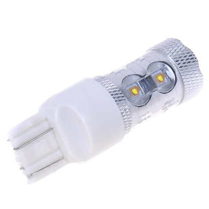 2 PCS 7443 650 Lumen 50W 10-3535-LEDs 6500K White Light Brake Light, DC 12-24V - Arrow Turn Lights by buy2fix | Online Shopping UK | buy2fix