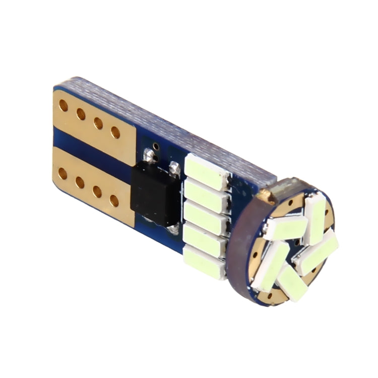 2PCS T10 3W 450LM White Light 15 LED 4014 SMD LED Decode Error-Free Canbus Car Clearance Lamp,DC12V - Clearance Lights by buy2fix | Online Shopping UK | buy2fix
