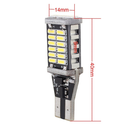 2PCS T15 6W 30-SMD 4014 6500K 900LM White Light Decoded Error-Free LED Car Backup Lamp - Clearance Lights by buy2fix | Online Shopping UK | buy2fix