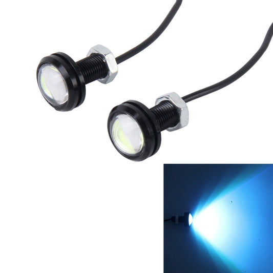 2 PCS 3W  Waterproof Eagle Eye light LED Light for Vehicles, Cable Length: 60cm(Ice Blue Light) - Eagle Eye Lamps by buy2fix | Online Shopping UK | buy2fix