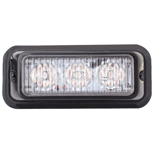 9W 540LM 3-LED Yellow Light Wired Car Flashing Warning Signal Lamp, DC12V, Wire Length: 95cm - Warning Lights by buy2fix | Online Shopping UK | buy2fix