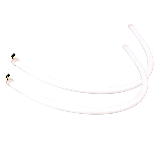 2 PCS  6W 360LM 6500K 597-577nm White + Yellow Wired LED Tube Daytime Running Light DRL Steering Lamp, DC12V, Lamp Length:60cm - Fog / Driving Lights by buy2fix | Online Shopping UK | buy2fix