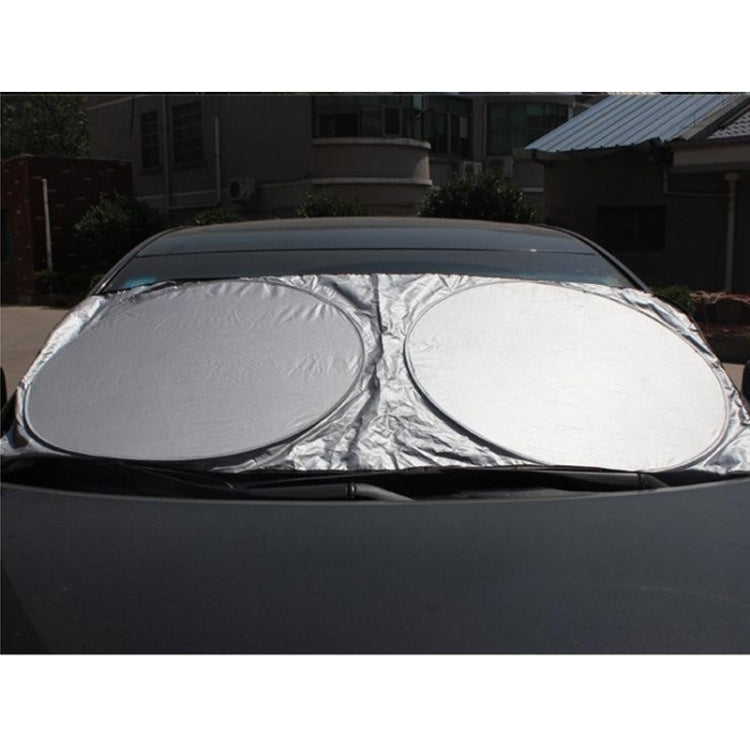 6 in 1 Summer Accessories Coated Silver Car Sun Shade Cloth Set, Random Color Delivery by buy2fix