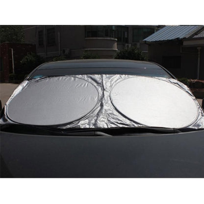 6 in 1 Summer Accessories Coated Silver Car Sun Shade Cloth Set, Random Color Delivery by buy2fix