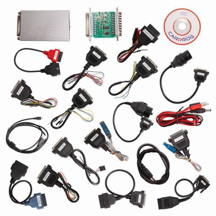 Carprog V10.03 Full ECU Chip Auto Repair Tool with 21 Adaptors for Car Radios / Odometers / Dashboards / Immobilizers Repair - In Car by buy2fix | Online Shopping UK | buy2fix