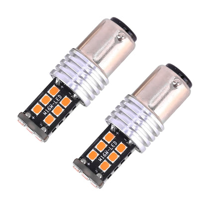 2 PCS 1157/BAY15D 3W LED 300LM SMD 2835 Car Rear  Brake Light for Vehicles, DC 12V(Red Light) - Brake Lights by buy2fix | Online Shopping UK | buy2fix