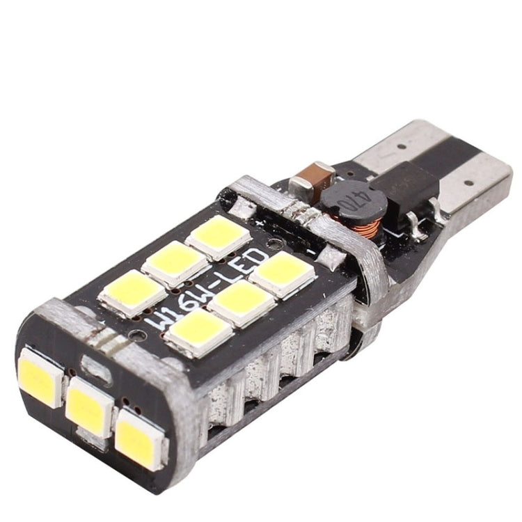 2 PCS T15 3W White LED 300LM SMD 2835 Car Rear Fog Lamp / Backup Light for Vehicles, DC 12V - Fog / Driving Lights by buy2fix | Online Shopping UK | buy2fix