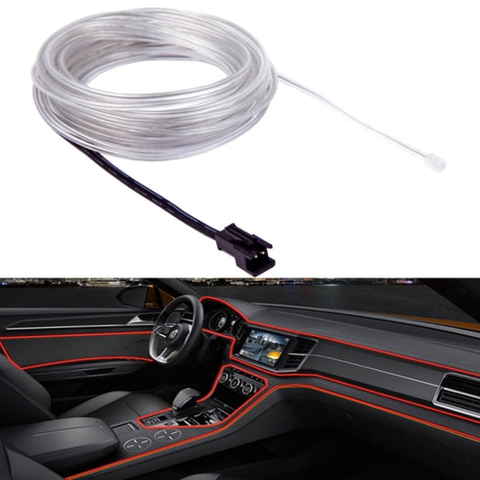 Waterproof Round Flexible Car Strip Light with Driver for Car Decoration, Length: 5m(EL Cold Ice Light) - Atmosphere lights by buy2fix | Online Shopping UK | buy2fix