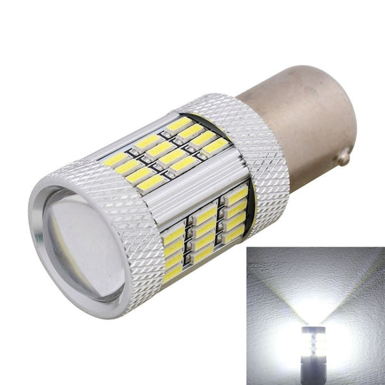 2 pièces 1156 10W 540LM lumière blanche 54 LED 4014 SMD feu stop de voiture ampoule de direction, DC 12V