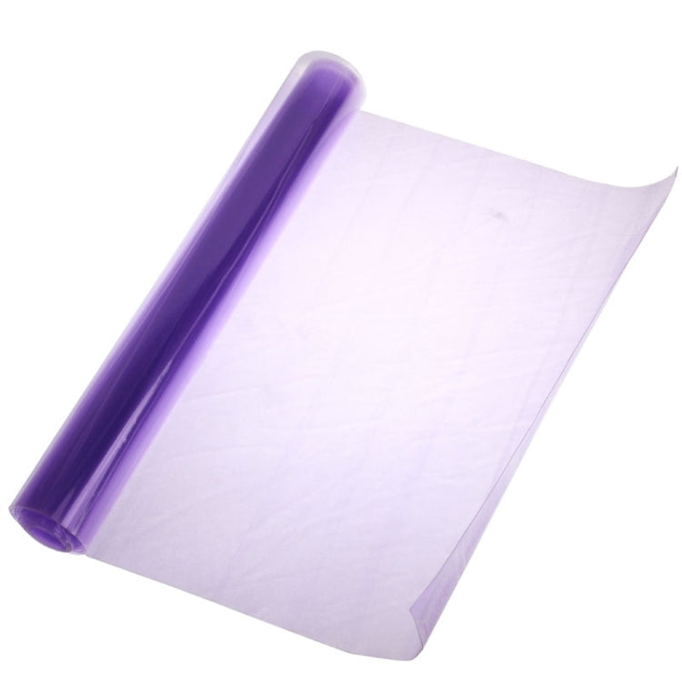Protective Decoration Bright Surface Car Light Membrane /Lamp Sticker, Size: 195cm x 30cm(Purple) by buy2fix