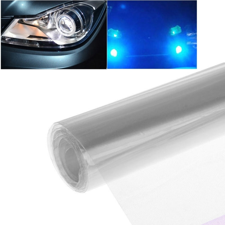 Protective Decoration Bright Surface Car Light Membrane /Lamp Sticker, Size: 195cm x 30cm(Transparent) by buy2fix