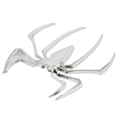 Metal Spider Style Chrome Badges(Silver) by buy2fix