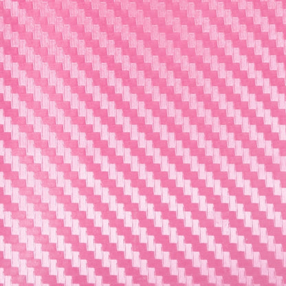 Car Decorative 3D Carbon Fiber PVC Sticker, Size: 127cm x 50cm(Pink) by buy2fix
