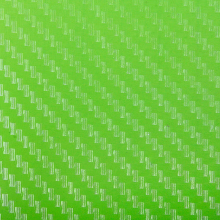 Car Decorative 3D Carbon Fiber PVC Sticker, Size: 127cm x 50cm(Green) by buy2fix