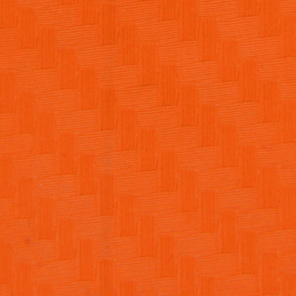 Car Decorative 3D Carbon Fiber PVC Sticker, Size: 127cm x 50cm(Orange) by buy2fix