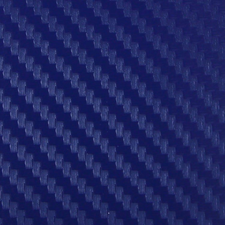 Car Decorative 3D Carbon Fiber PVC Sticker, Size: 127cm x 50cm(Dark Blue) by buy2fix