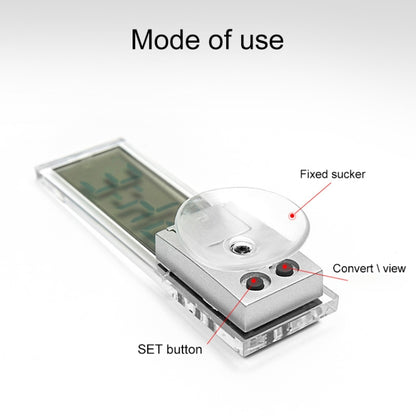 K-036 LCD Car Thermometer with Sucker - Clocks & Car Meters by buy2fix | Online Shopping UK | buy2fix