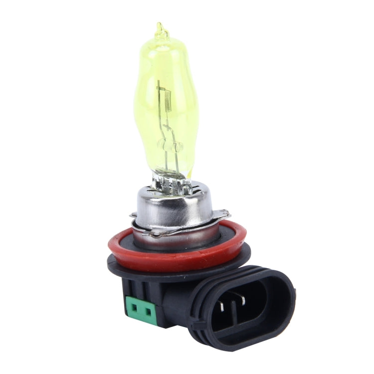 2 X H11 HOD Halogen Bulbs 12V 100W 2400 LM 3500K Yellow Light Headlights - Halogen Lights by buy2fix | Online Shopping UK | buy2fix