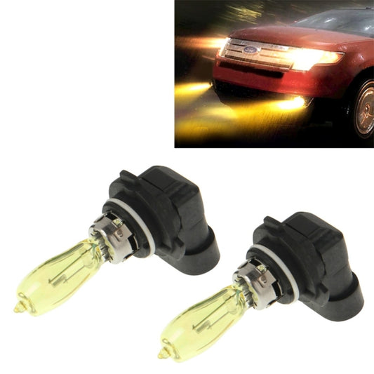 2 X 9006 HOD Halogen Bulbs 12V 100W 2400 LM 3500K Yellow Light Headlights - Halogen Lights by buy2fix | Online Shopping UK | buy2fix