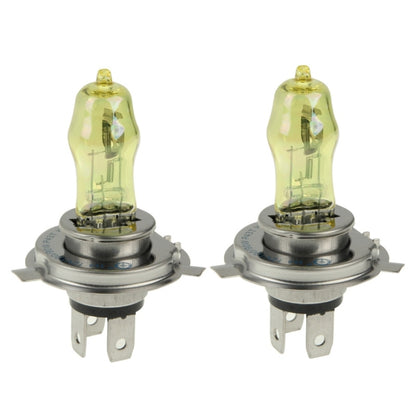 2 X H4 HOD Halogen Bulbs 12V 100W 2400 LM 3500K Yellow Light Headlights - Halogen Lights by buy2fix | Online Shopping UK | buy2fix