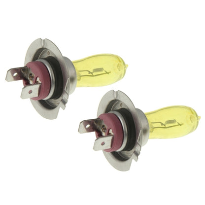 2 X H7 HOD Halogen Bulbs 12V 100W 2400 LM 3500K Yellow Light Headlights - Halogen Lights by buy2fix | Online Shopping UK | buy2fix