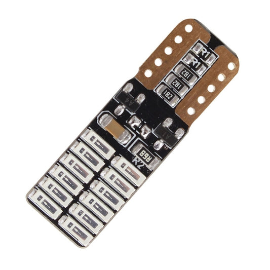 2 PCS T10 4.8W 720LM Green Light 24 SMD 4014 LED Error-Free Canbus Car Clearance Lights Lamp, DC 12V by buy2fix