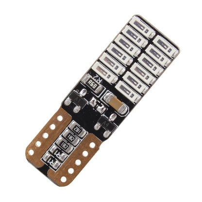 2 PCS T10 4.8W 720LM Blue Light 24 SMD 4014 LED Error-Free Canbus Car Clearance Lights Lamp, DC 12V - Clearance Lights by buy2fix | Online Shopping UK | buy2fix