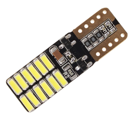 2 PCS T10 4.8W 720LM White Light 24 SMD 4014 LED Error-Free Canbus Car Clearance Lights Lamp, DC 12V - Clearance Lights by buy2fix | Online Shopping UK | buy2fix