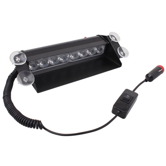 8W 800LM 8-LED White + Yellow Light 3-Modes Adjustable Angle Car Strobe Flash Dash Emergency Light Warning Lamp with Suckers, DC 12V - Warning Lights by buy2fix | Online Shopping UK | buy2fix