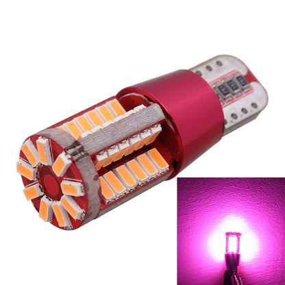2 PCS T10 5W 285LM Pink Light 57 SMD 4014 LED Error-Free Canbus Car Clearance Lights Lamp, DC 12V - Clearance Lights by buy2fix | Online Shopping UK | buy2fix