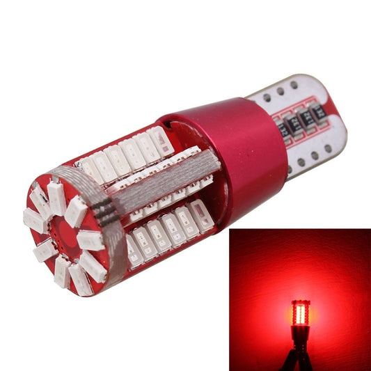 2 PCS T10 5W 285LM Red Light 57 SMD 4014 LED Error-Free Canbus Car Clearance Lights Lamp, DC 12V - Clearance Lights by buy2fix | Online Shopping UK | buy2fix