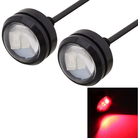 2 PCS  22.5mm 1.5W 150LM Red Light 3 LED SMD 5630 Spotlight Eagle Eye Light Daytime Running Light for Vehicles - Eagle Eye Lamps by buy2fix | Online Shopping UK | buy2fix