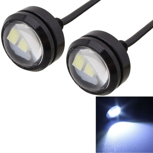 2 PCS  22.5mm 1.5W 150LM White Light 3 LED SMD 5630 Spotlight Eagle Eye Light Daytime Running Light for Vehicles - Eagle Eye Lamps by buy2fix | Online Shopping UK | buy2fix
