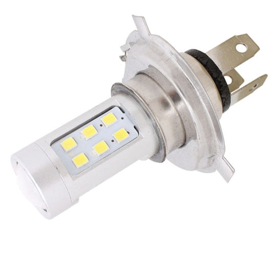 H4 4.2W 630LM White Light 21 LED 2835 SMD Car Headlamp Bulb, Constant Current, DC 12-24V - LED Headlamps by buy2fix | Online Shopping UK | buy2fix