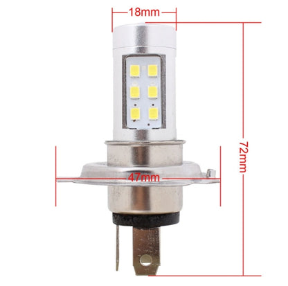 H4 4.2W 630LM White Light 21 LED 2835 SMD Car Headlamp Bulb, Constant Current, DC 12-24V - LED Headlamps by buy2fix | Online Shopping UK | buy2fix