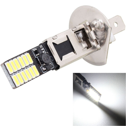 2 PCS H1 4.8W 720LM 6500K White Light 24 LED SMD 4014 Error-Free Canbus Car Clearance Lights Lamp, DC 12V - Clearance Lights by buy2fix | Online Shopping UK | buy2fix