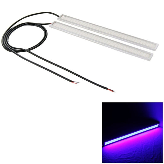 2 PCS 6W*2 DRL LED Blue Light Bar Car Light Source Waterproof Daytime Running Lights, DC 12V - Running Lights by buy2fix | Online Shopping UK | buy2fix