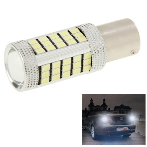 2 Stück 1156/BA15S 3 W Weiß 66 LED SMD 2835 Bremslicht für Fahrzeuge, DC 12 V