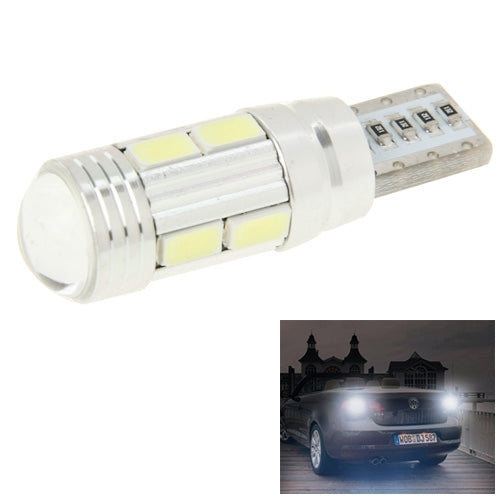 T10 4W Weiß 200LM 10 LED SMD 5730 Rückfahrscheinwerfer-Blinkerbirne für Fahrzeuge, DC 12V