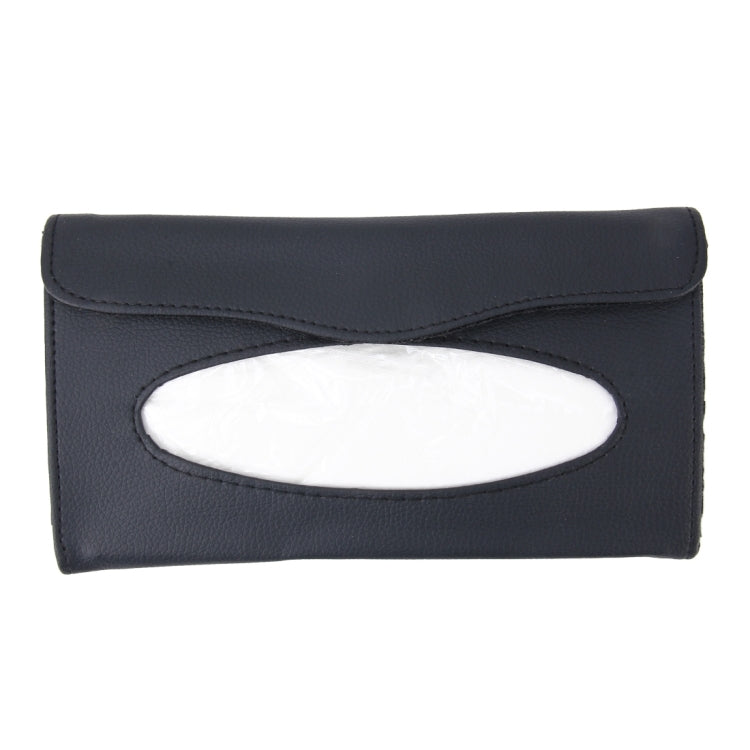 Elegant PU Leather Car Sun Visor Tissue Paper Holder Dispenser Box by buy2fix