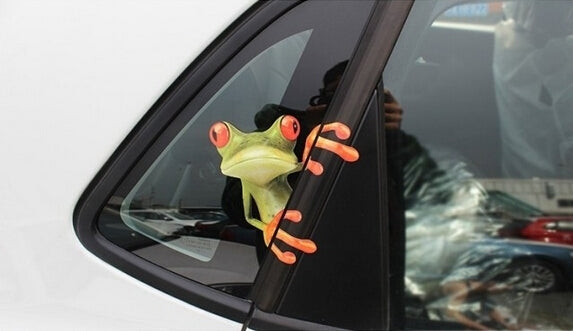 Frog Pattern Car Sticker, Size: 15.5x12.5 cm by buy2fix