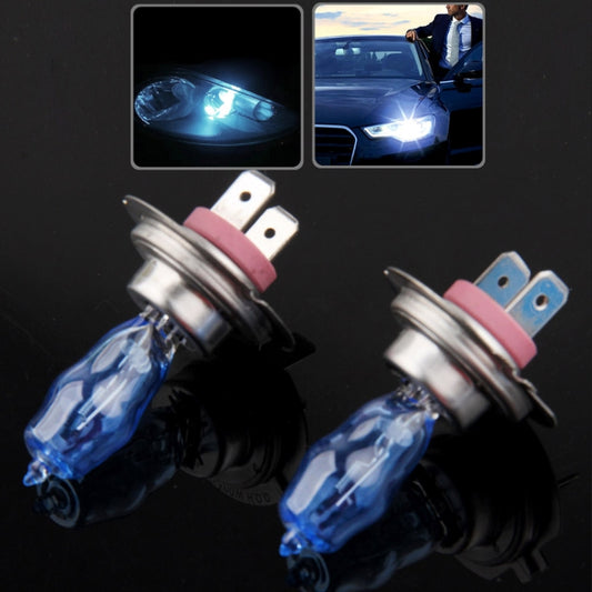 HOD H7 Halogen Bulb, Super White Car Headlight Bulb, 12 V / 100W, 6000K 2400 LM  (Pair) - Halogen Lights by buy2fix | Online Shopping UK | buy2fix