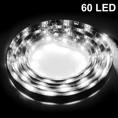 5 PCS 1.7W 60 LED 3528 SMD Waterproof Flexible Car Strip Light, DC 12V, Length: 1m - Decorative Lights by buy2fix | Online Shopping UK | buy2fix