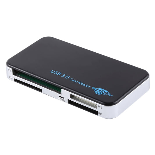 USB 3.0 Card Reader, Super Speed 5Gbps, Support CF / SD / TF / M2 / XD / MS Card, Plastic Shell by buy2fix