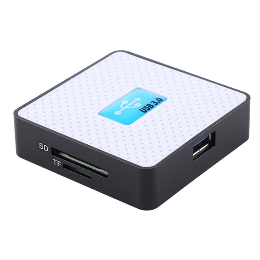 USB 3.0 All-in-1 Card Reader, Super Speed 5Gbps, Support CF / SD / TF / M2 / XD Card(White) by buy2fix
