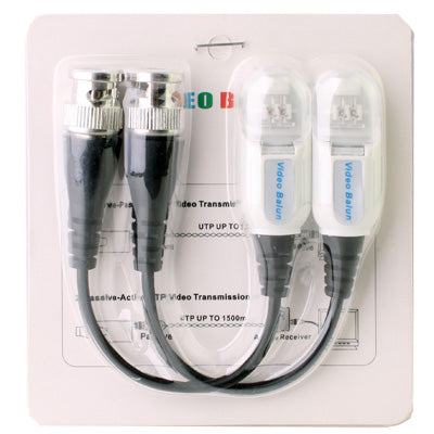 2 PCS Passive UTP Network Video Balun CAT5 to Camera CCTV BNC DVR O-612 - Video Balun by buy2fix | Online Shopping UK | buy2fix