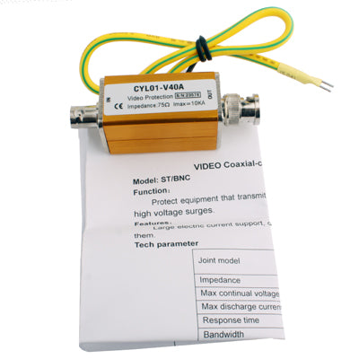Video Coaxial Cable Surge Protection Arrester - Video Balun by buy2fix | Online Shopping UK | buy2fix