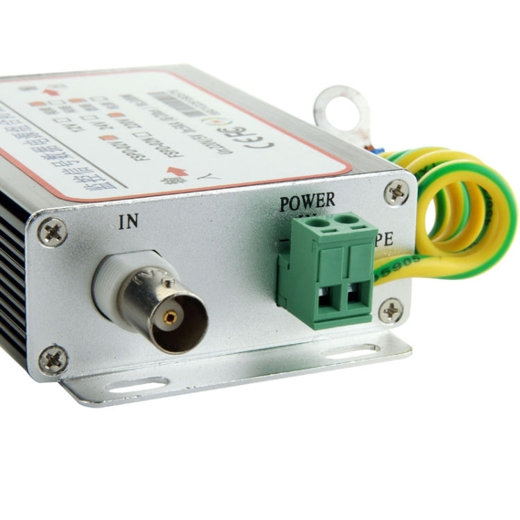 FSPD-02 2 in 1 CCTV Video Monitor Surge Arrester(Black) - Video Balun by buy2fix | Online Shopping UK | buy2fix