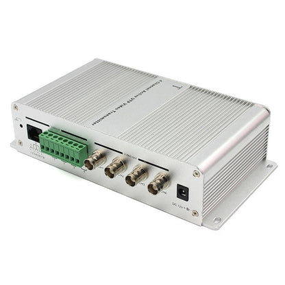 4 Channel Active UTP Video Transmitter(Silver) - Video Balun by buy2fix | Online Shopping UK | buy2fix