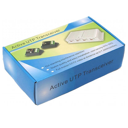 4 Channel Active UTP Video Transmitter(Silver) - Video Balun by buy2fix | Online Shopping UK | buy2fix
